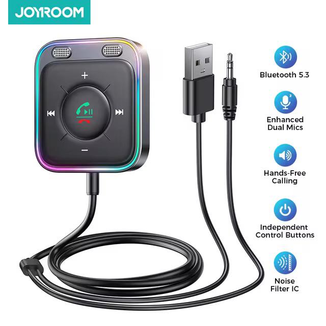 Joyroom Bluetooth 5.3 Aux receiver JR-CB3, Ophalen of Verzenden, Zo goed als nieuw