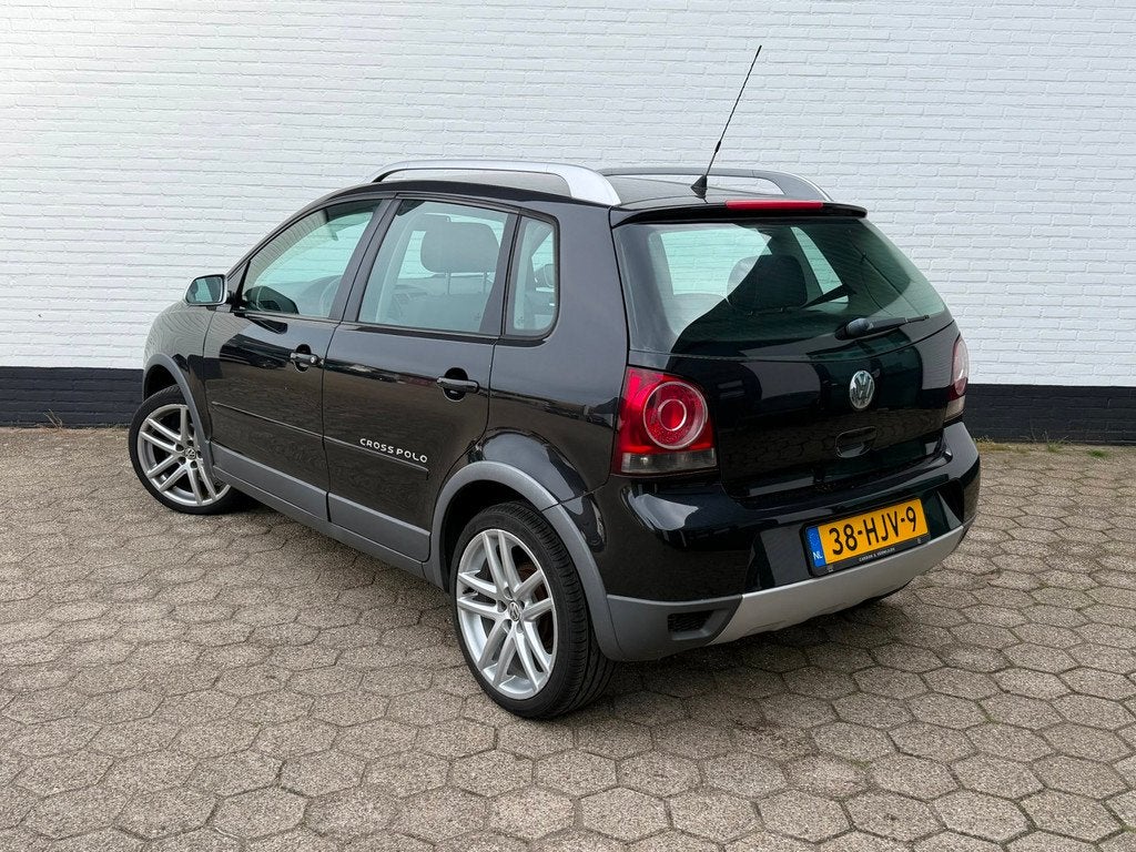 Volkswagen Polo 1.4 Cross AIRCO l CRUISE l NAP l WEINIG KM!, Zwart, Zwart, Origineel Nederlands, Bedrijf
