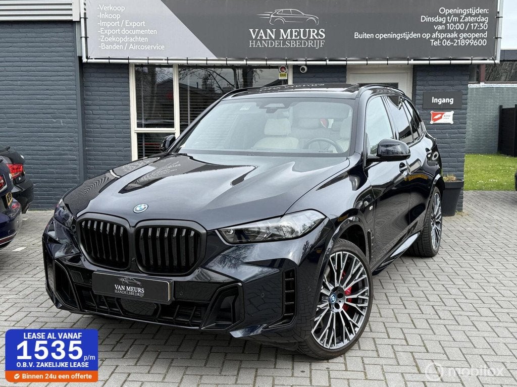 BMW X5 xDrive50e,soh 96,3, Trekhaak, achteras besturing, M s, Auto's, BMW, Gebruikt, 2395 kg, Blauw, Bedrijf