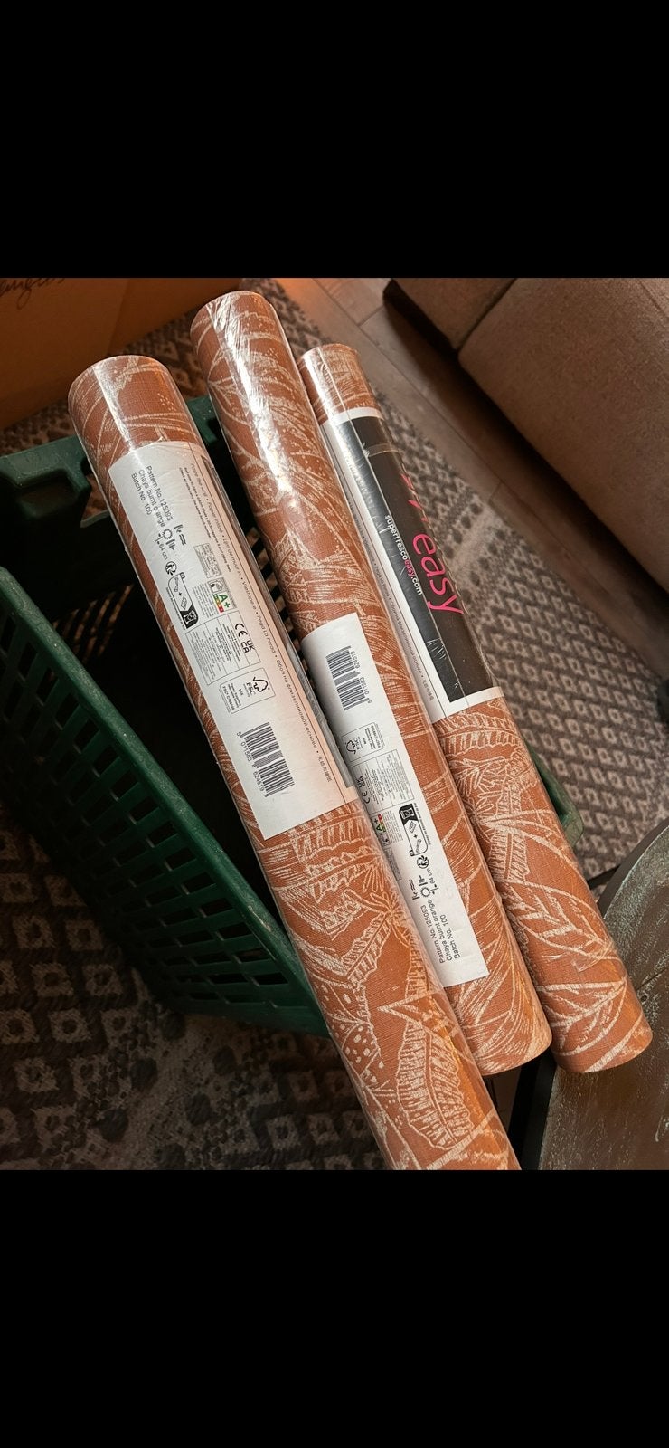12,50 de rol behang, Ophalen