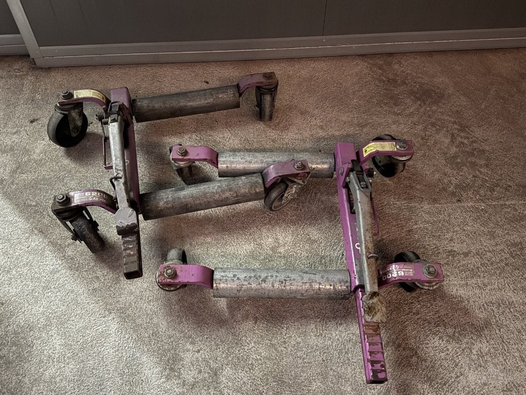 Auto-lift / jack trolley / Dolley Set 1 GoJak 6200, Auto diversen, Gebruikt, Garagekrik, Ophalen of Verzenden, Guaestus Trading