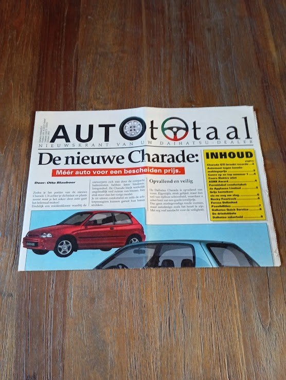 Daihatsu Auto Totaal 10 / 1993 8 pag., Verzenden, Zo goed als nieuw, Algemeen