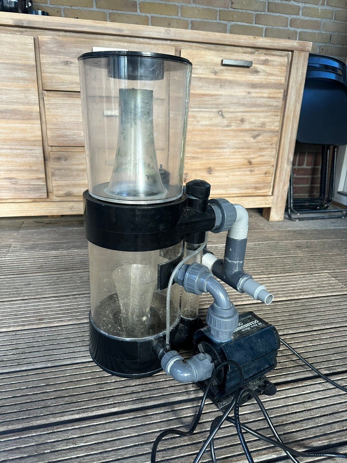 Aqua Forte turboflotor shorty compact 5000 eiwitafschuimer, Ophalen, Zo goed als nieuw