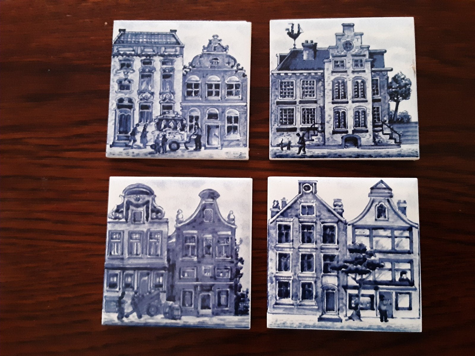 KLM Business Class Tegeltjes - Set van 4, Ophalen