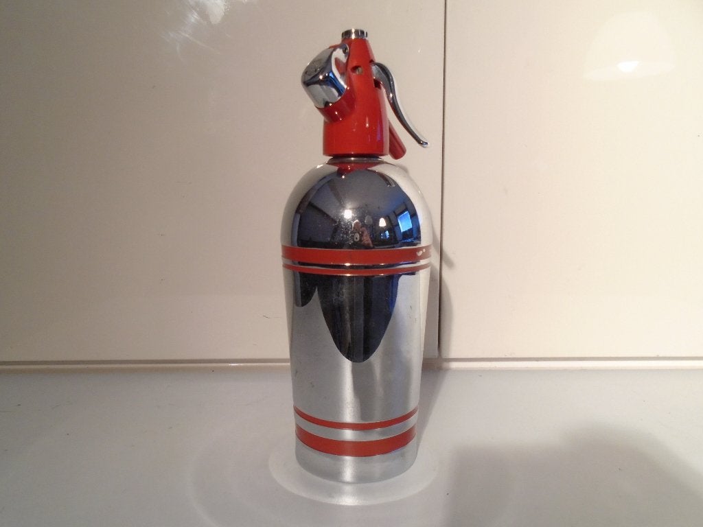Sparklets england spuitwater fles Voor show, Ophalen of Verzenden, Huis en Inrichting