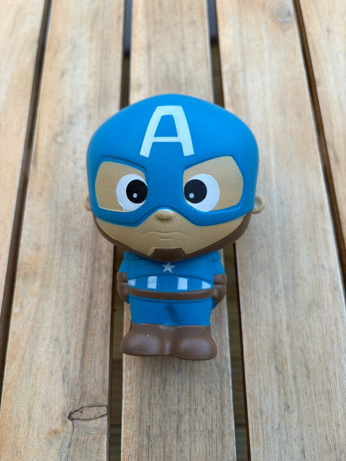 Captain America squeezie/squishy, Ophalen, Zo goed als nieuw, Jongen of Meisje