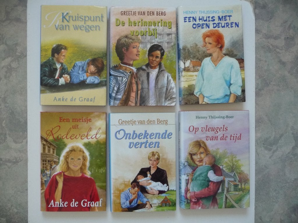 6 Romans. A de Graaf - G v d Berg- H Thijssing-Boer., Verzenden, Gelezen