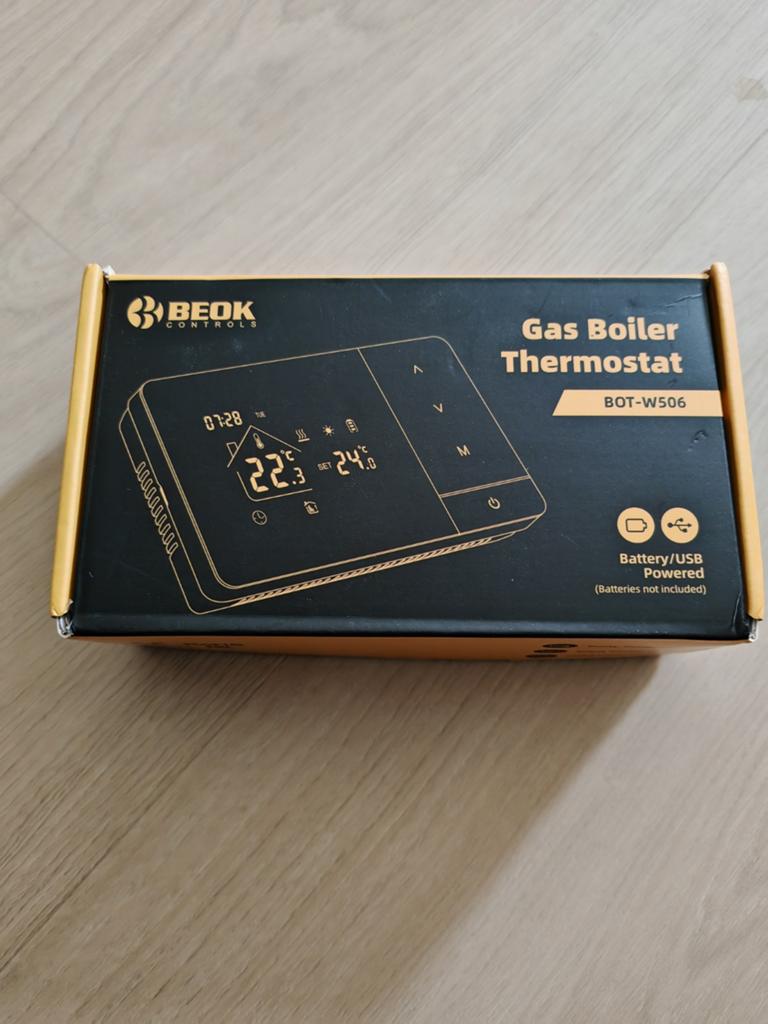 Tuya Smart Thermostaat CV Ketel - Wifi Touchscreen, Ophalen of Verzenden, Slimme thermostaat, Nieuw