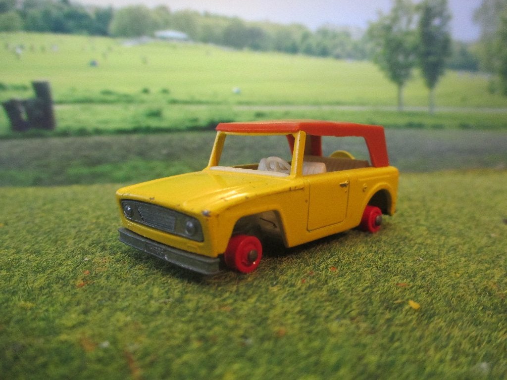 1/64 International Scout Field Car Lesney #18, Ophalen of Verzenden, Gebruikt, Auto