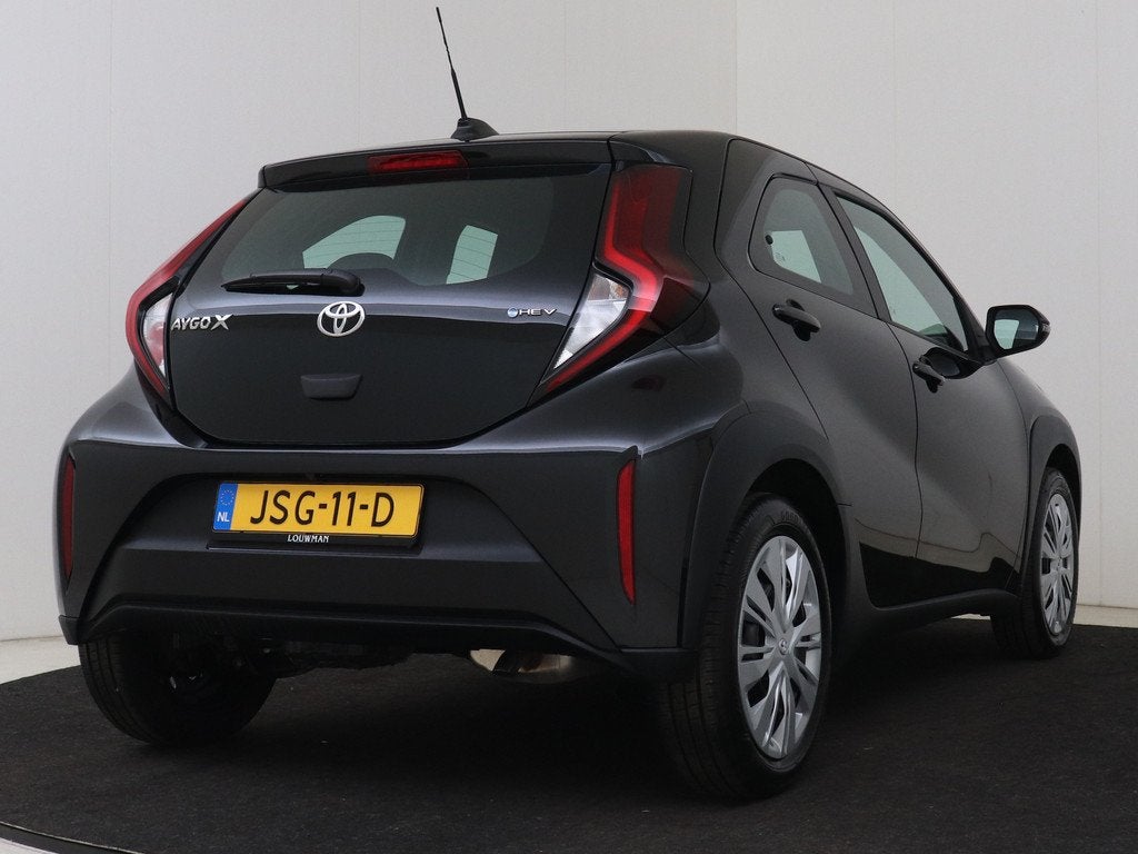 Toyota Aygo X Hybrid 115 play (bj 2025, automaat), 12 maanden, Stof, 4 stoelen, 116 pk