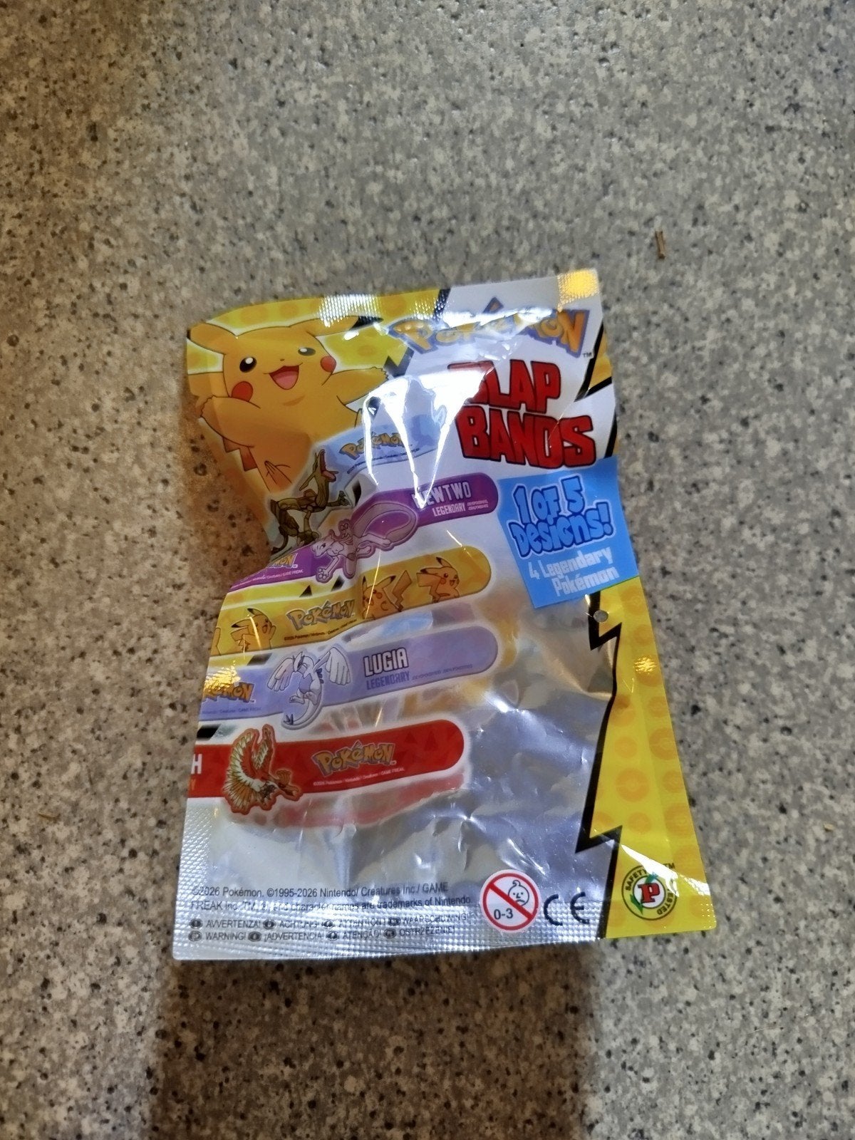 Pokemon Slap Bands - Mewtwo, Lugia, Ho-Oh (Nieuw), Hobby en Vrije tijd, Verzamelkaartspellen | Pokémon, Ophalen of Verzenden