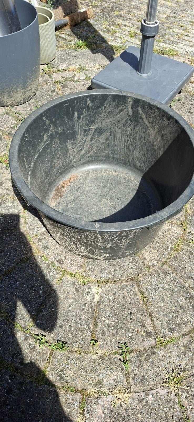Grote zwarte plastic kuip, Tuin en Terras, Vijvers, Ophalen, Gebruikt