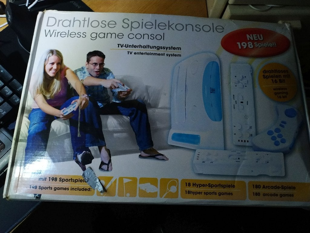 Wireless Game Console met 198 Spellen, Spelcomputers en Games, Games | Atari, Gebruikt, Overige genres, 1 speler, Ophalen of Verzenden