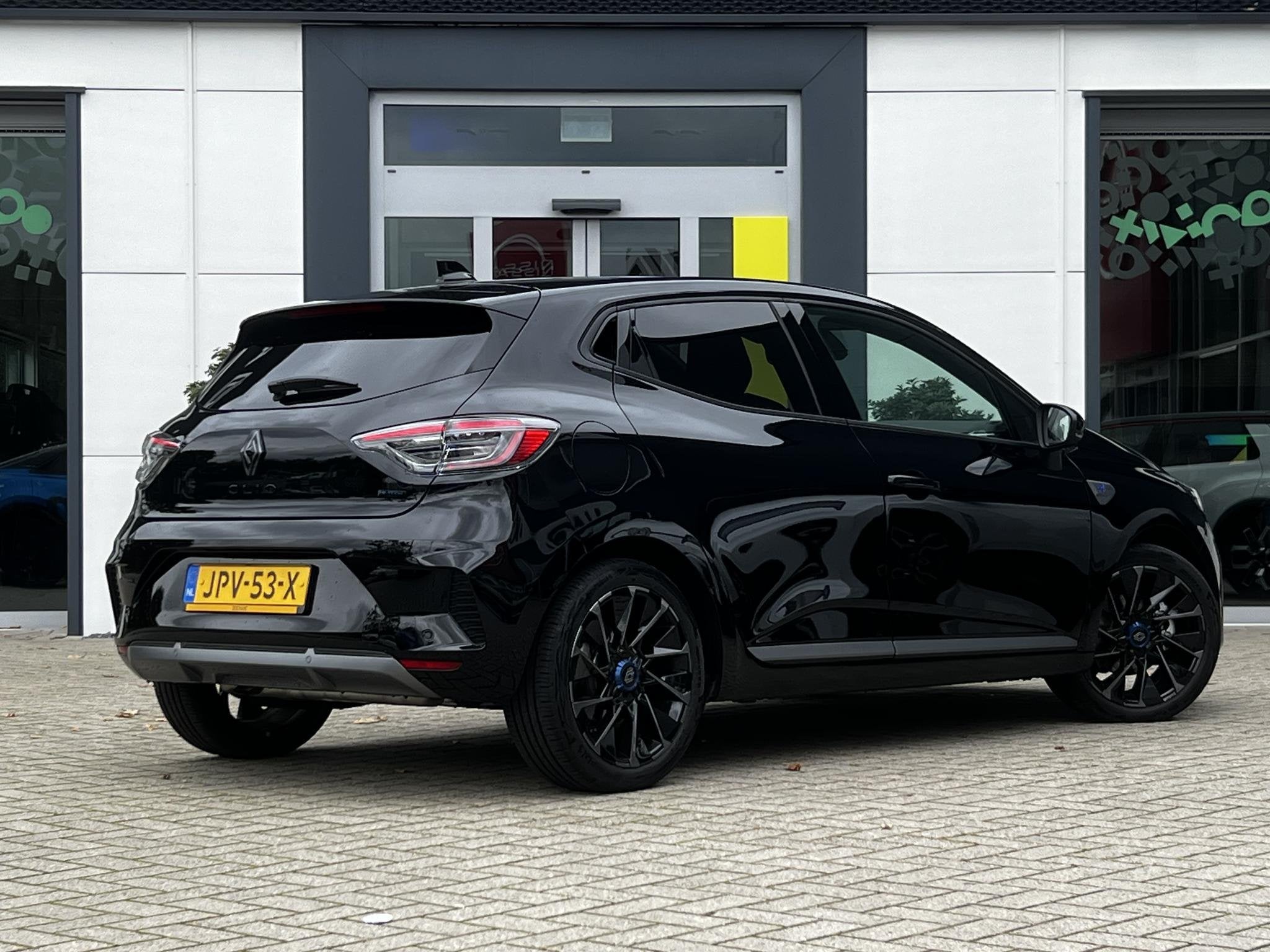 Renault Clio 1.6 E-Tech Full Hybrid 145 esprit Alpine | Dode, Gebruikt, Met garantie (alle), Leder en Stof, Zwart