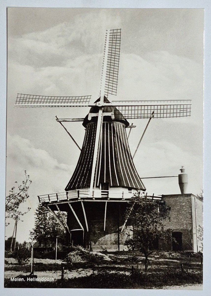 Hellendoorn ( Ov. ) Molen van Fakkert. thans Molen de Wippe, Verzenden, 1960 tot 1980, Ongelopen, Overijssel