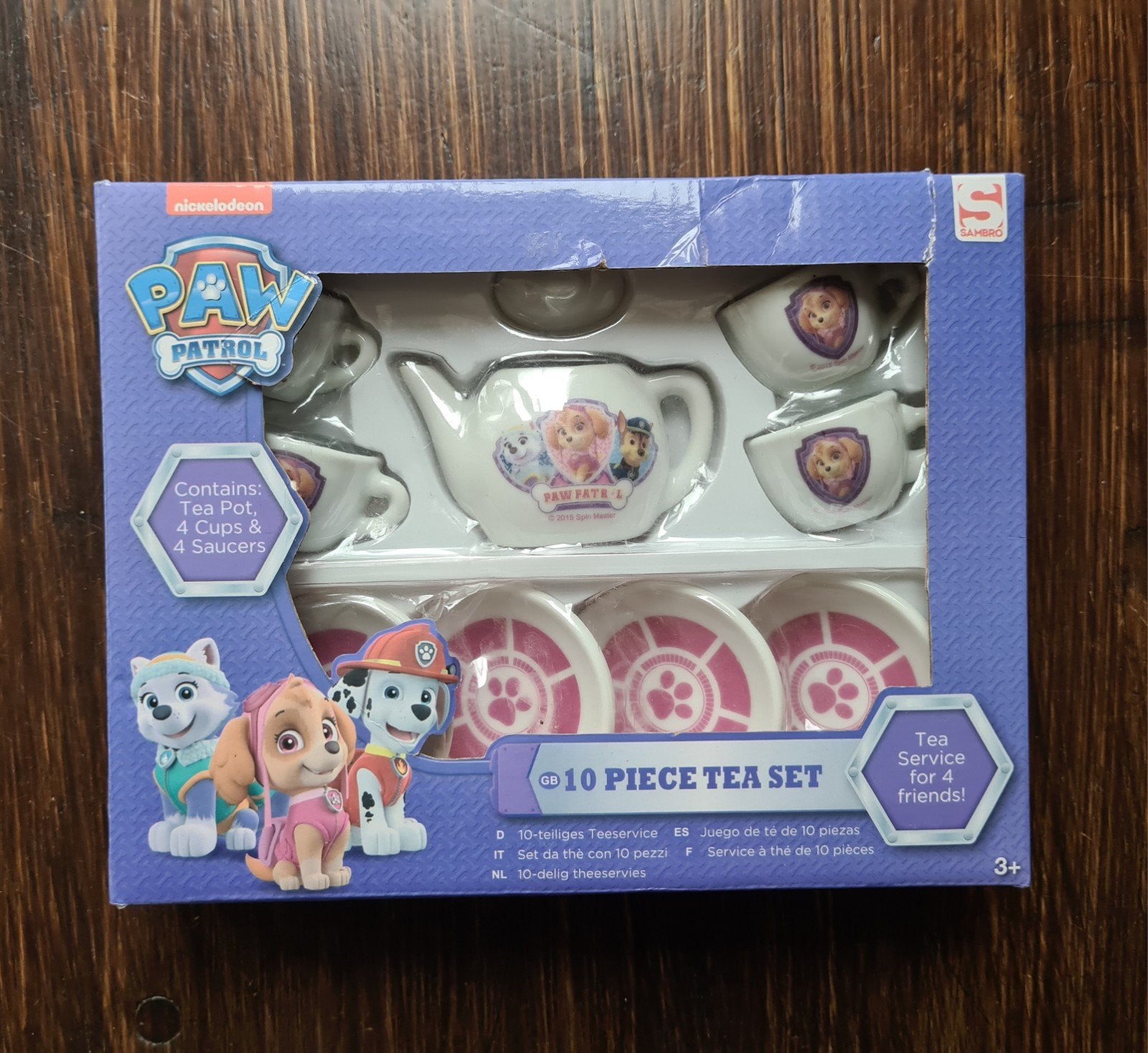 Paw Patrol Theeservies, porselein. Nieuw in doos!, Ophalen of Verzenden, Nieuw, Jongen of Meisje