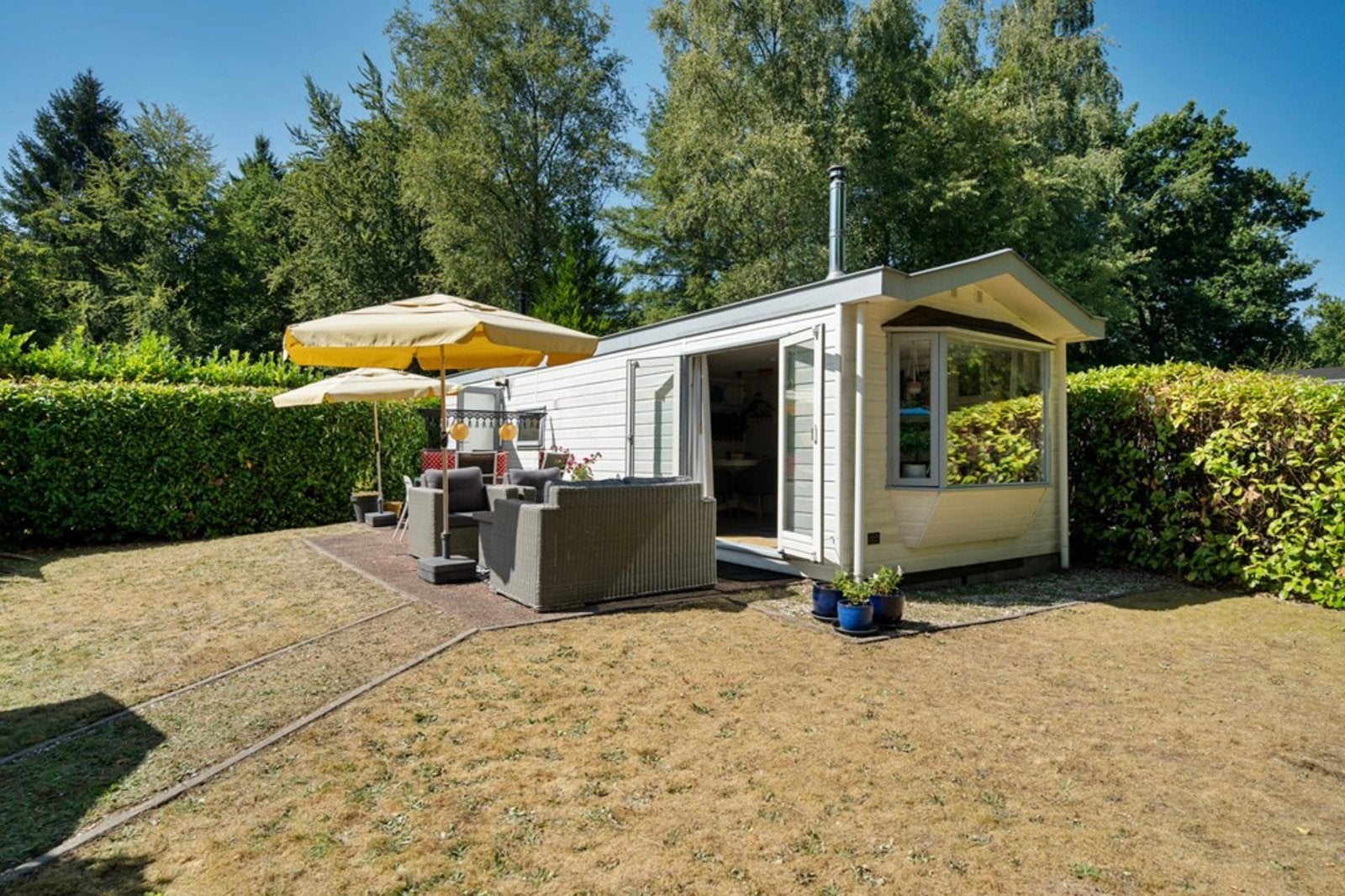 Chalet op eigen grond, Epe, op de Veluwe, prachtige omgeving, 35 m², Chalet, Gelderland, 2 slaapkamers