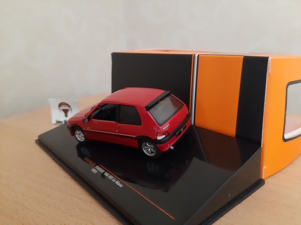 Peugeot 106 XSi Le Mans 1993 Rood Metallic van IXO 1:43, Overige merken, Auto, IXO, Nieuw