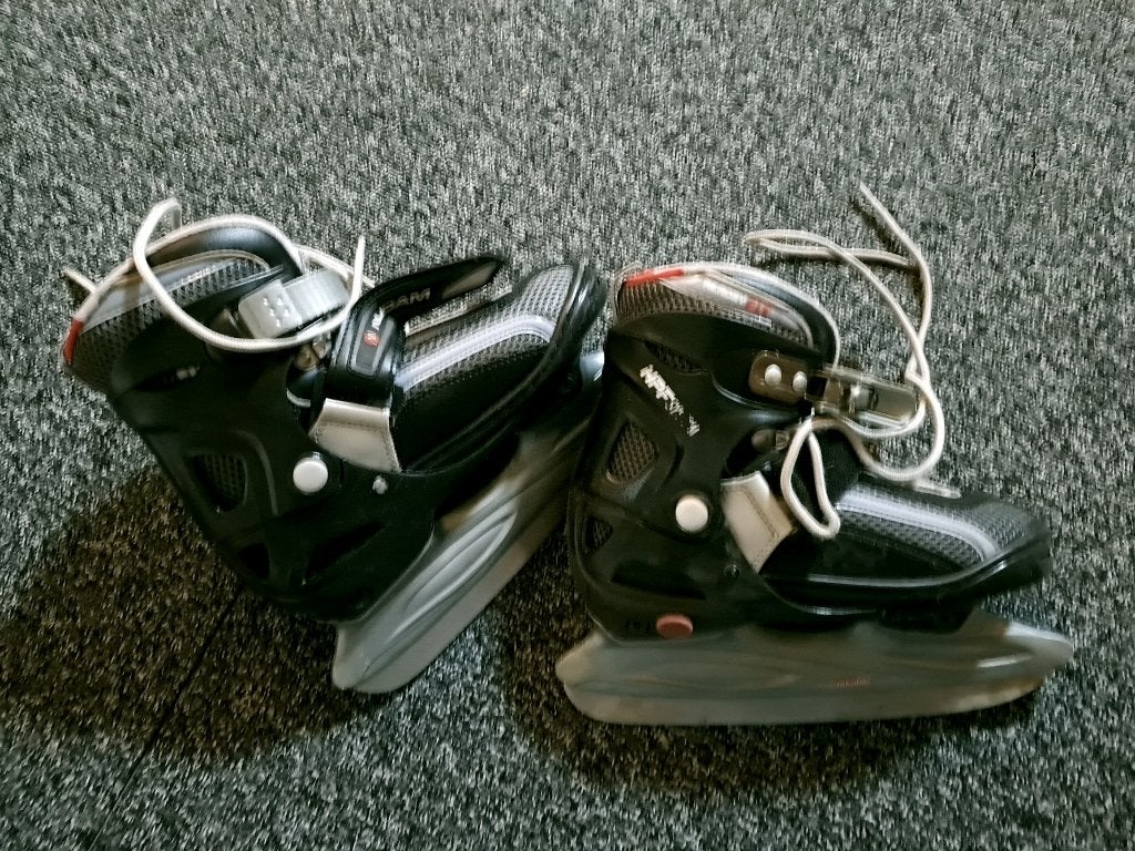 IJhockey schaatsen, 34-37, Nijdam Junior, Ophalen, Gebruikt, IJshockeyschaatsen, Nijdam