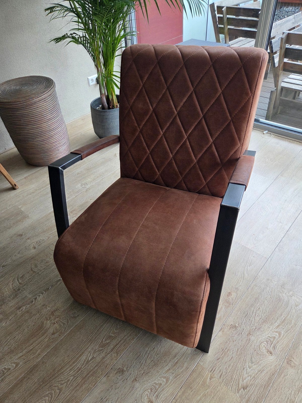Stoel / Fauteuil (Corvette), Ophalen, Zo goed als nieuw, Stof, Modern, Industrieel