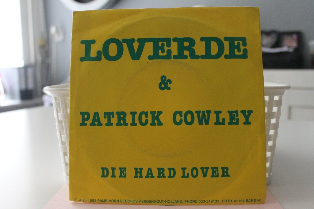 7" Single Loverde & Patrick Cowley - Die Hard Lover / My Wor, Cd's en Dvd's, Gebruikt, 7 inch, Ophalen of Verzenden, Pop