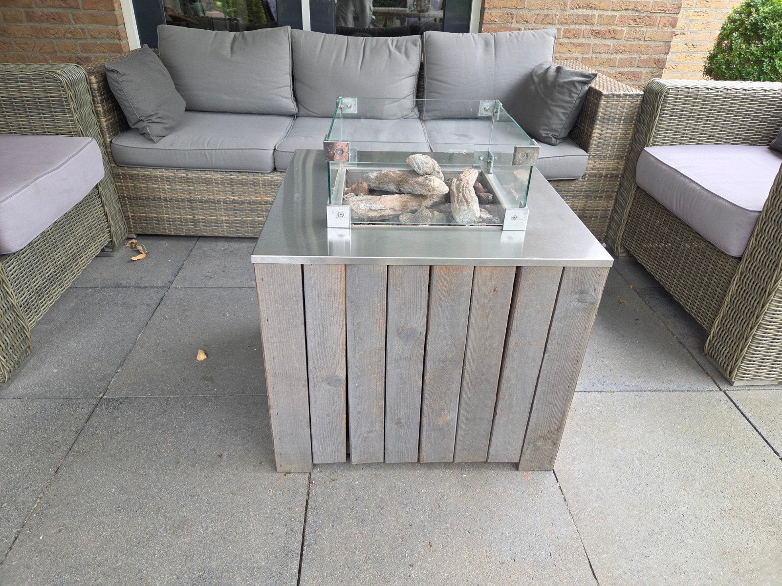 Cosi Fire Cisocube vuurtafel 70x70x58 cm, Ophalen, Zo goed als nieuw