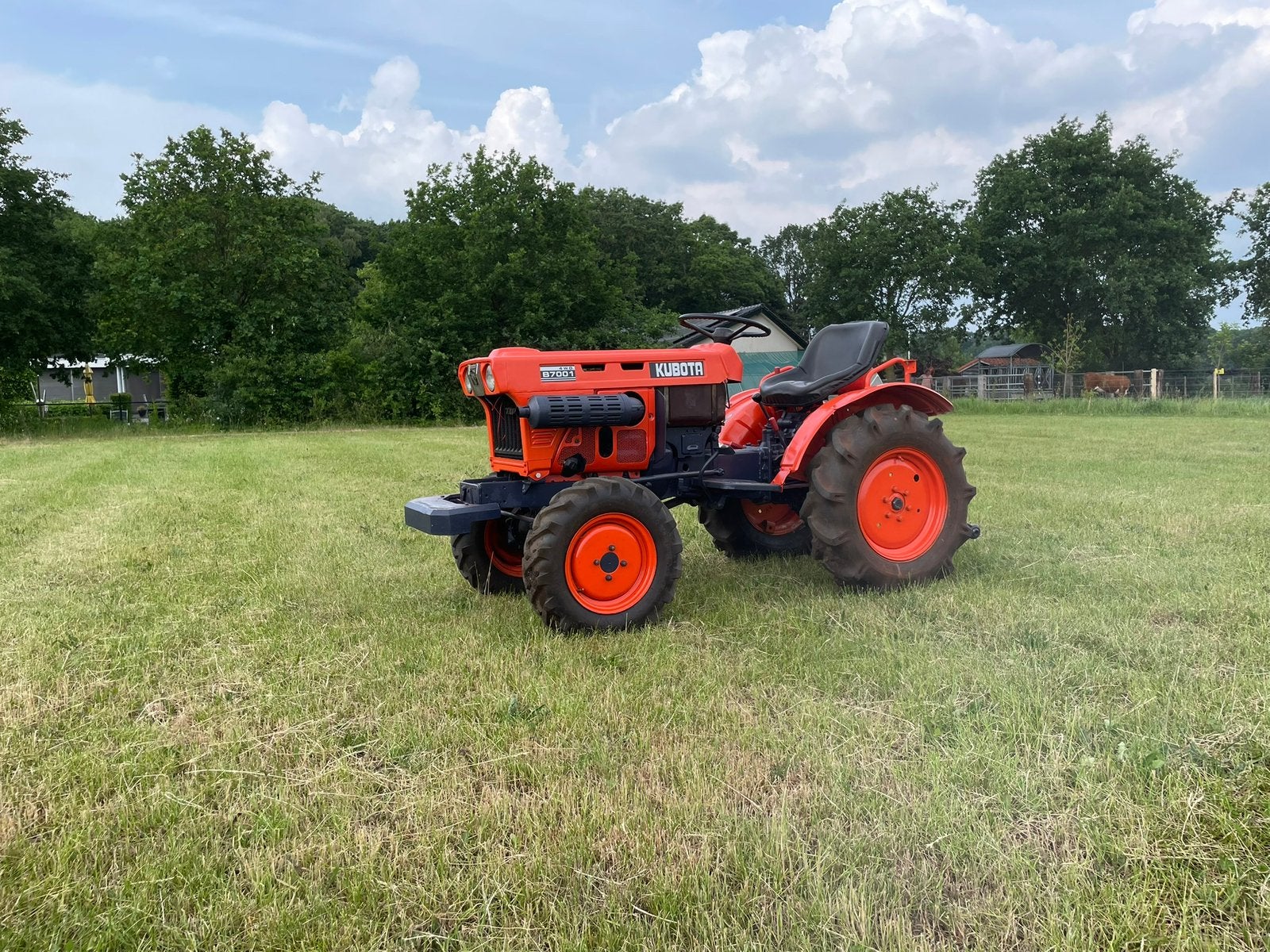 Kubota b7001 4wd, Tuin en Terras, Grasmaaiers, Ophalen, 50 cm of meer