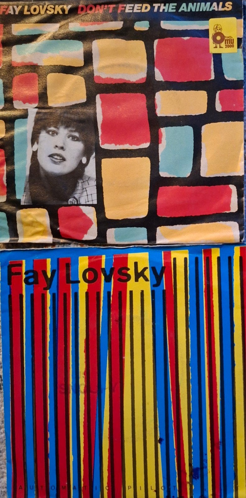Fay Lovsky - 2 vinyl singles, Ophalen of Verzenden, Gebruikt, 7 inch, EP