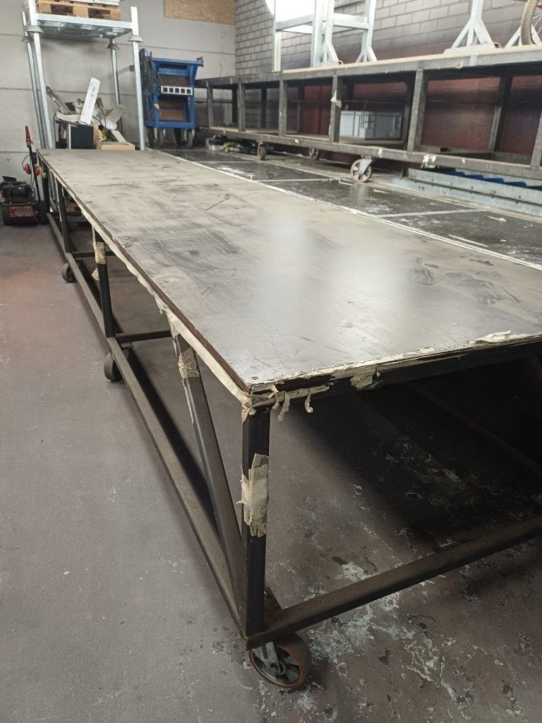 las-tafel, Doe-het-zelf en Verbouw, Werkbanken, Ophalen, Gebruikt, 120 tot 170 cm