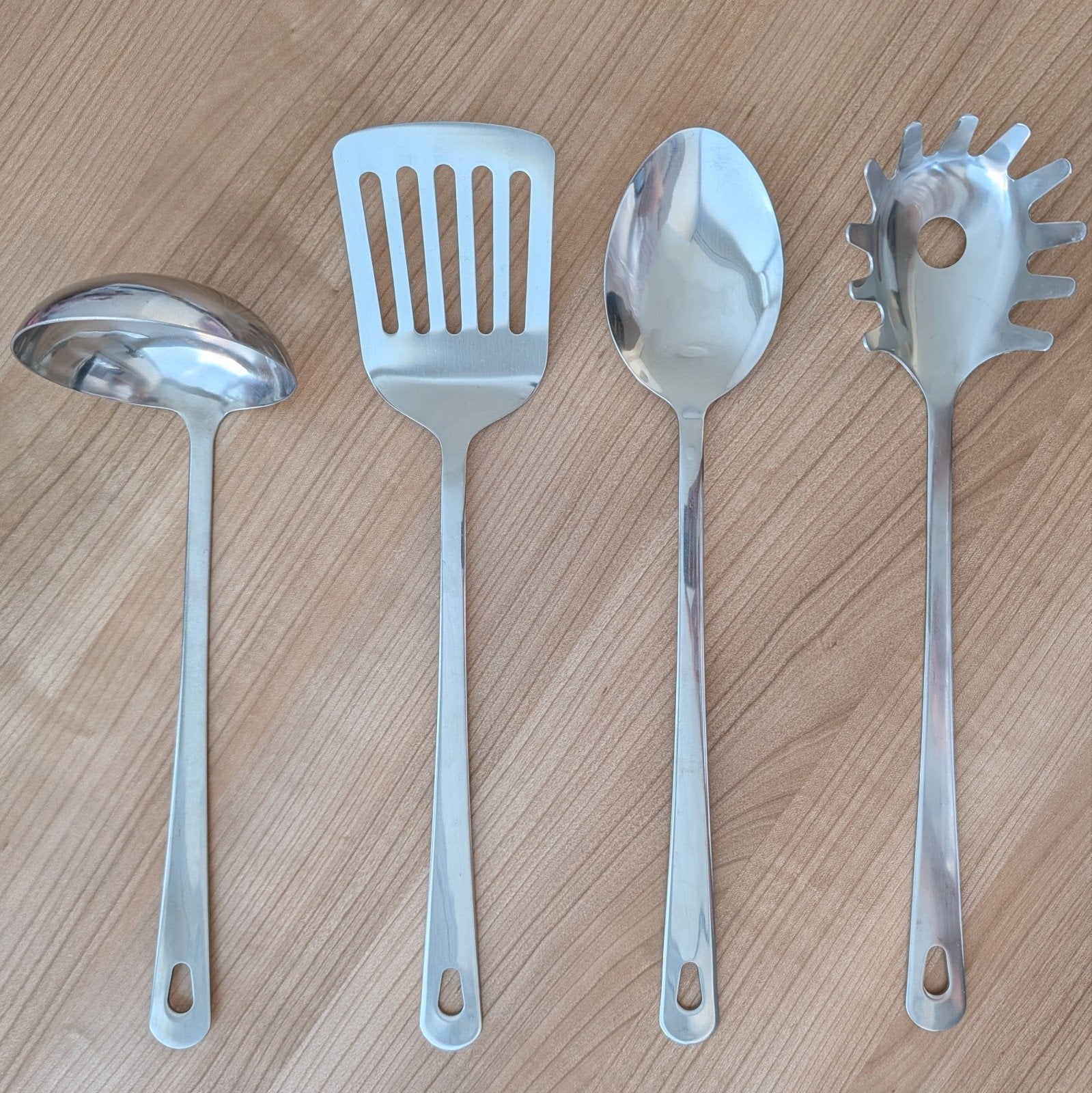 IKEA GRUNKA keukengerei 4-delig, Huis en Inrichting, Ophalen, Zo goed als nieuw, Rvs of Chroom