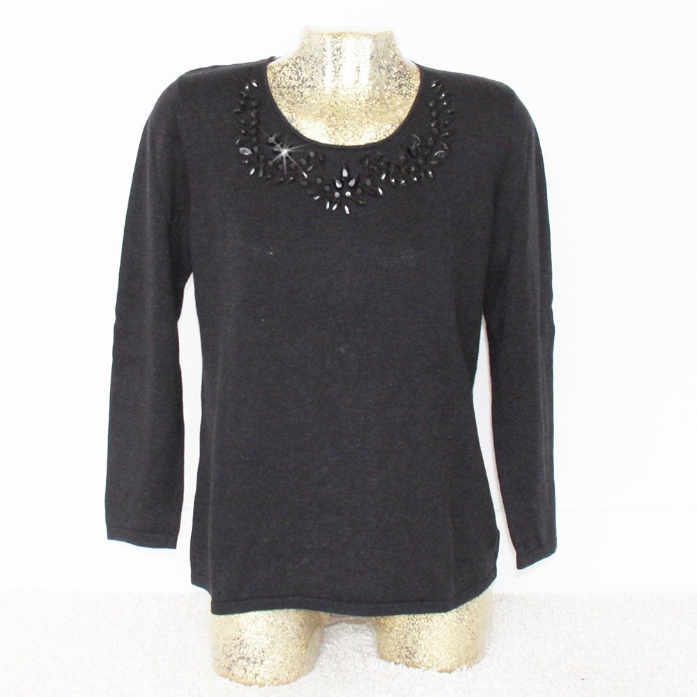 Prachtige Sixth Sense Trui (L) - 14 € 25,-, Kleding | Dames, Your sixth sense, Zwart, Maat 42/44 (L), Ophalen of Verzenden