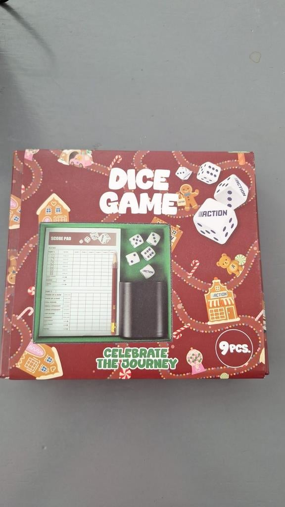 Dice Game - Celebrate the Journey dobbelspel, Hobby en Vrije tijd, Gezelschapsspellen | Overige, Vijf spelers of meer, Ophalen of Verzenden