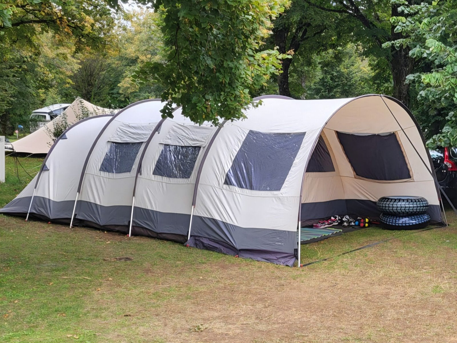bardani bolzano 400 katoenen 6p tent, Caravans en Kamperen, Tenten, Ophalen, Gebruikt, Tot en met 6