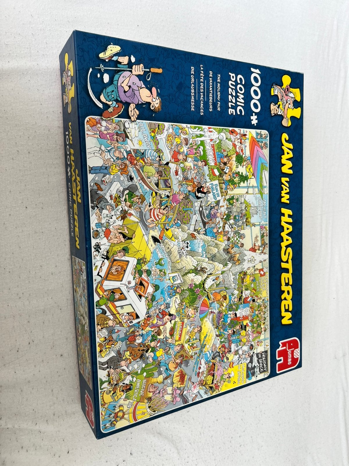 Puzzel Jan Van Haasteren, de vakantiebeurs, Ophalen of Verzenden, 500 t/m 1500 stukjes, Zo goed als nieuw