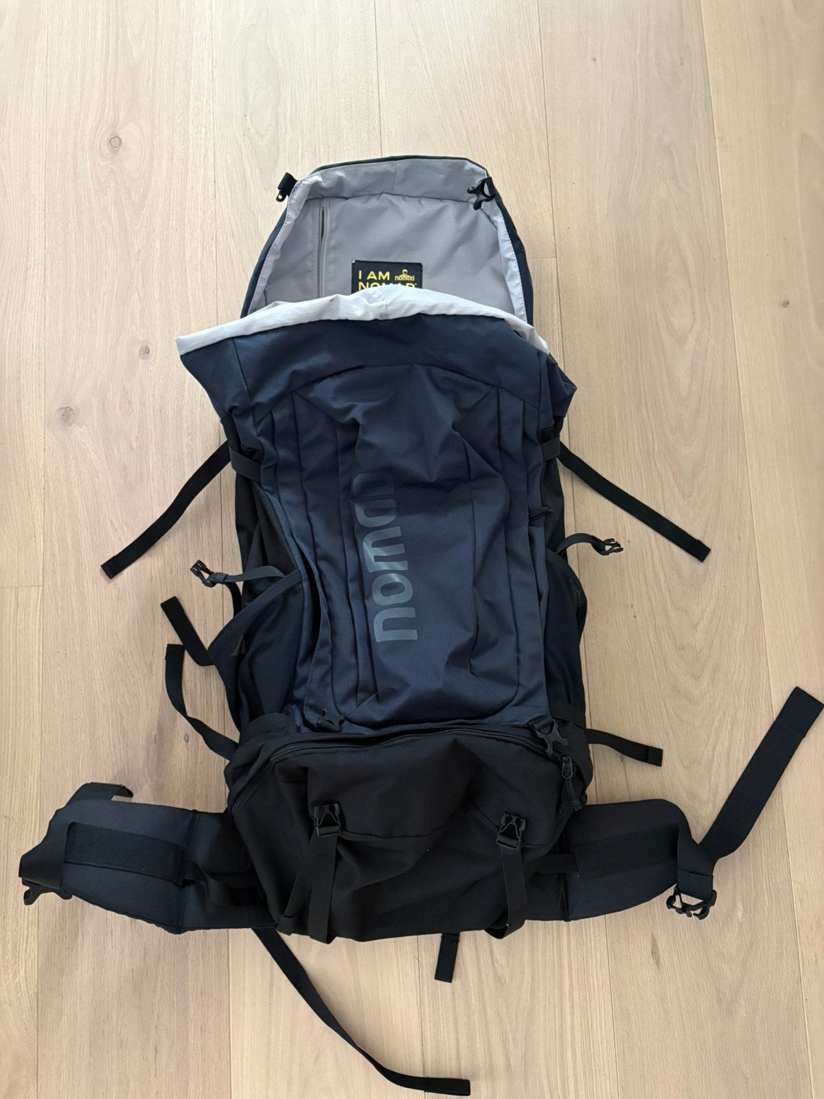 Nomad Batura Backpack 70 liter Blauw M/V, Ophalen of Verzenden, Zo goed als nieuw, Rugzak