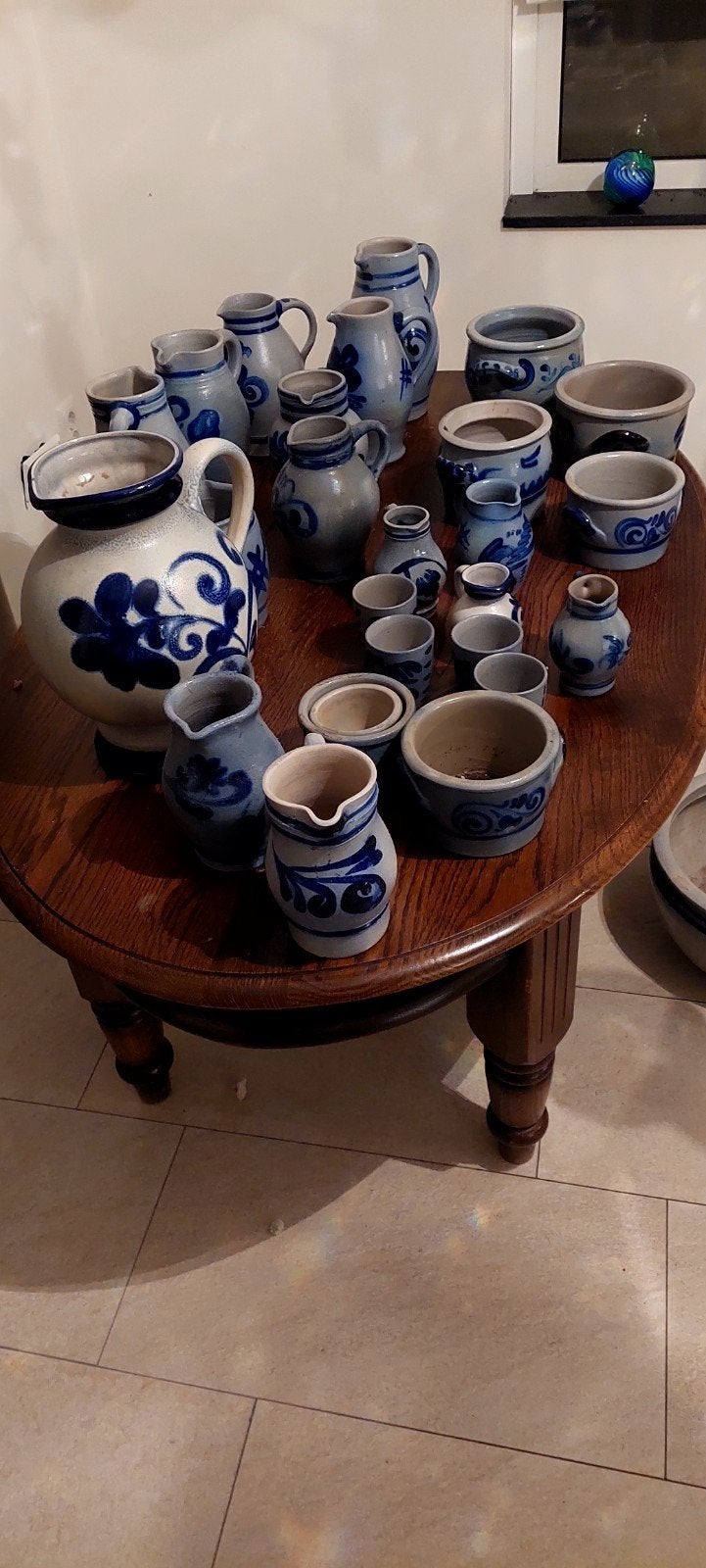 Keulse potten, Ophalen
