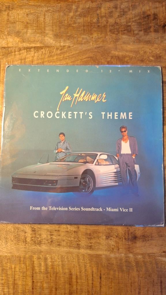 12" Jan Hammer - Crockets theme, Ophalen of Verzenden, Zo goed als nieuw