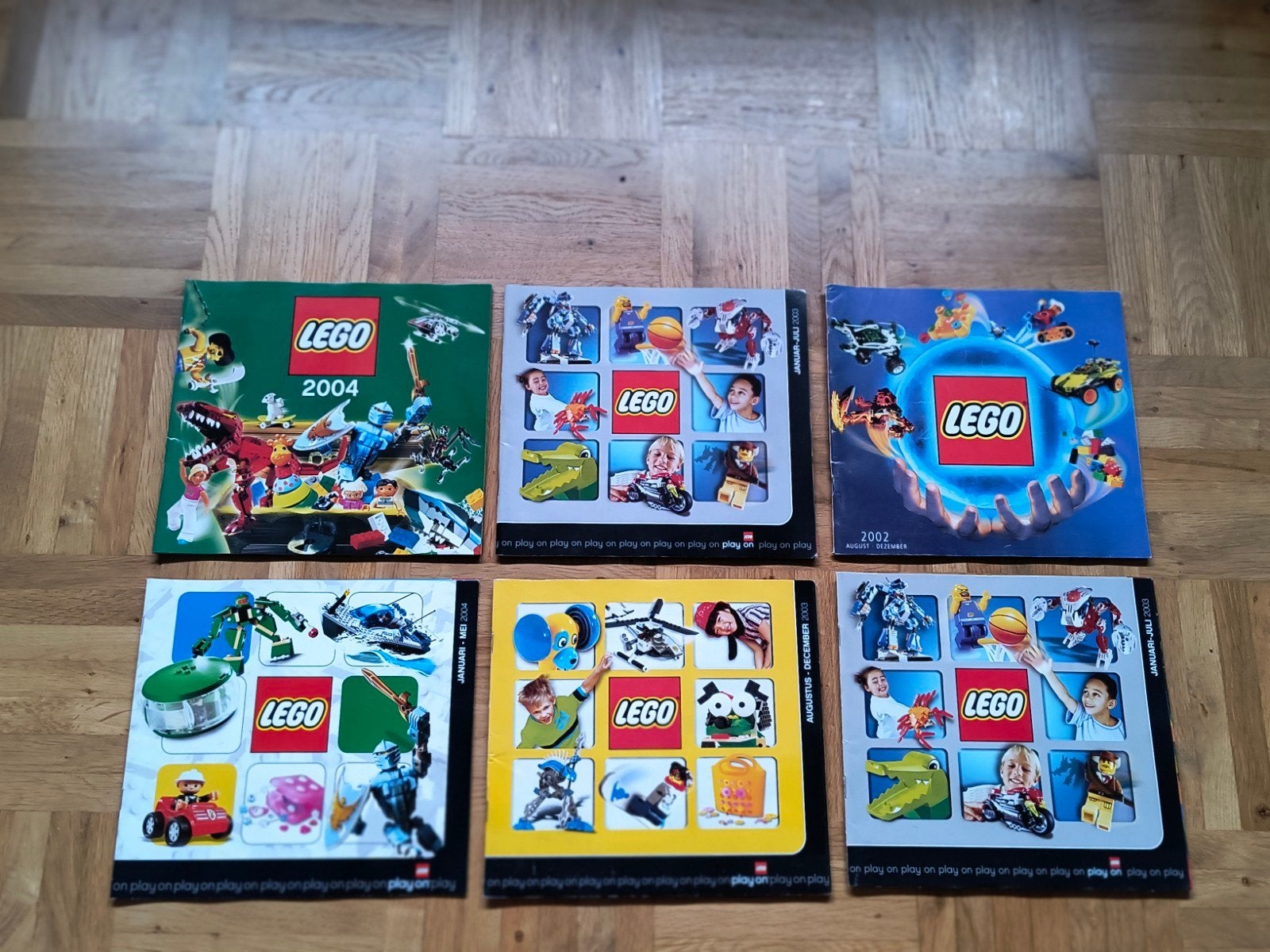 6 Oude Lego Catalogus Catalogi Reclame Boekjes, Ophalen of Verzenden, Gebruikt, Overige typen, Lego