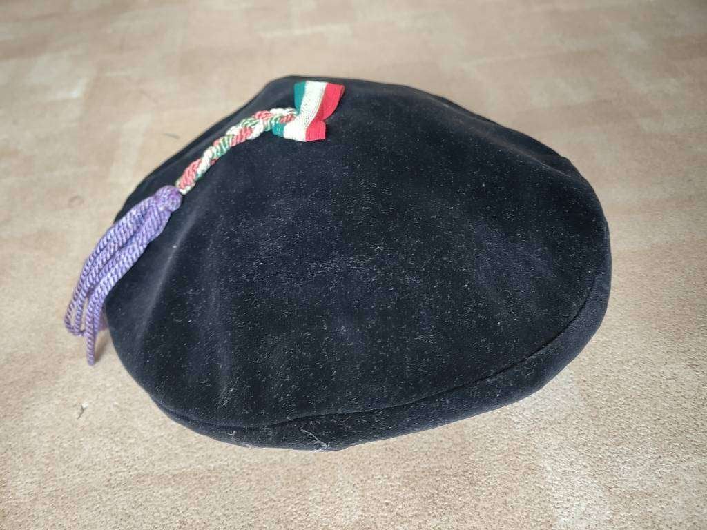 Vintage Baret met Kwastje - Jonkhoff Groningen, Ophalen of Verzenden, Overige soorten, Nederland, Helm of Baret