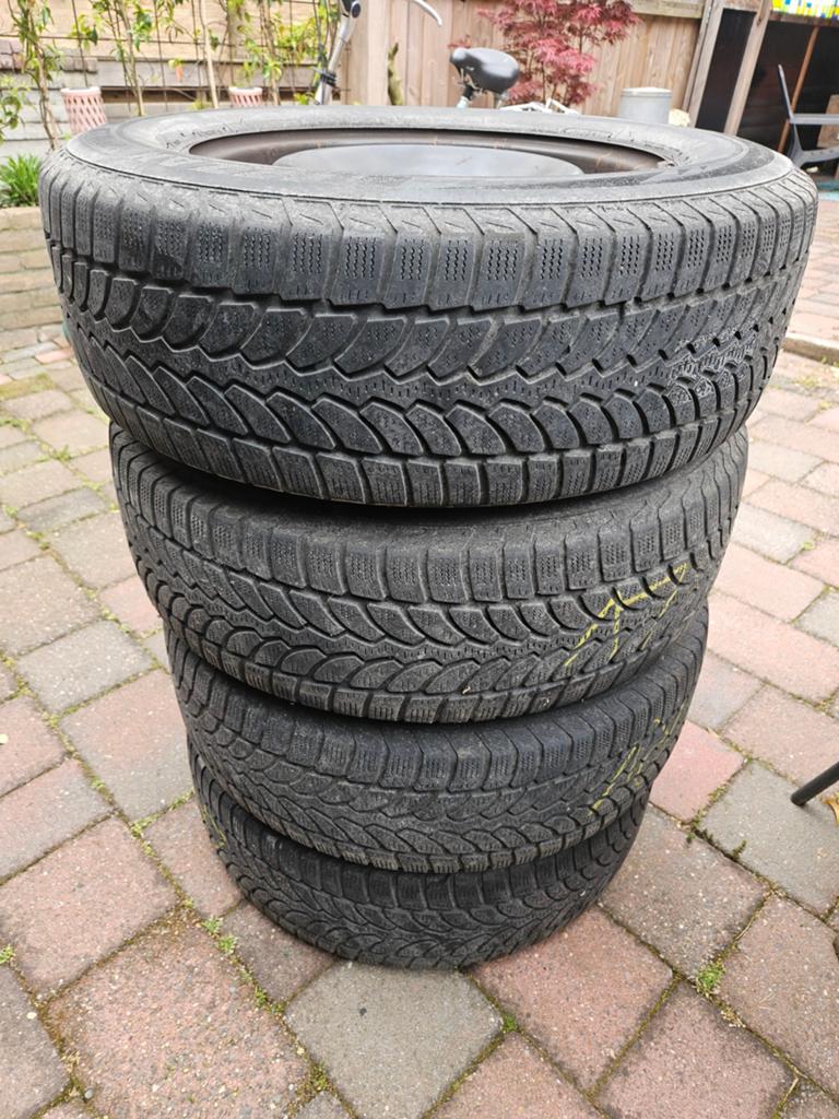 Winterbanden op stalen velg, Ophalen of Verzenden