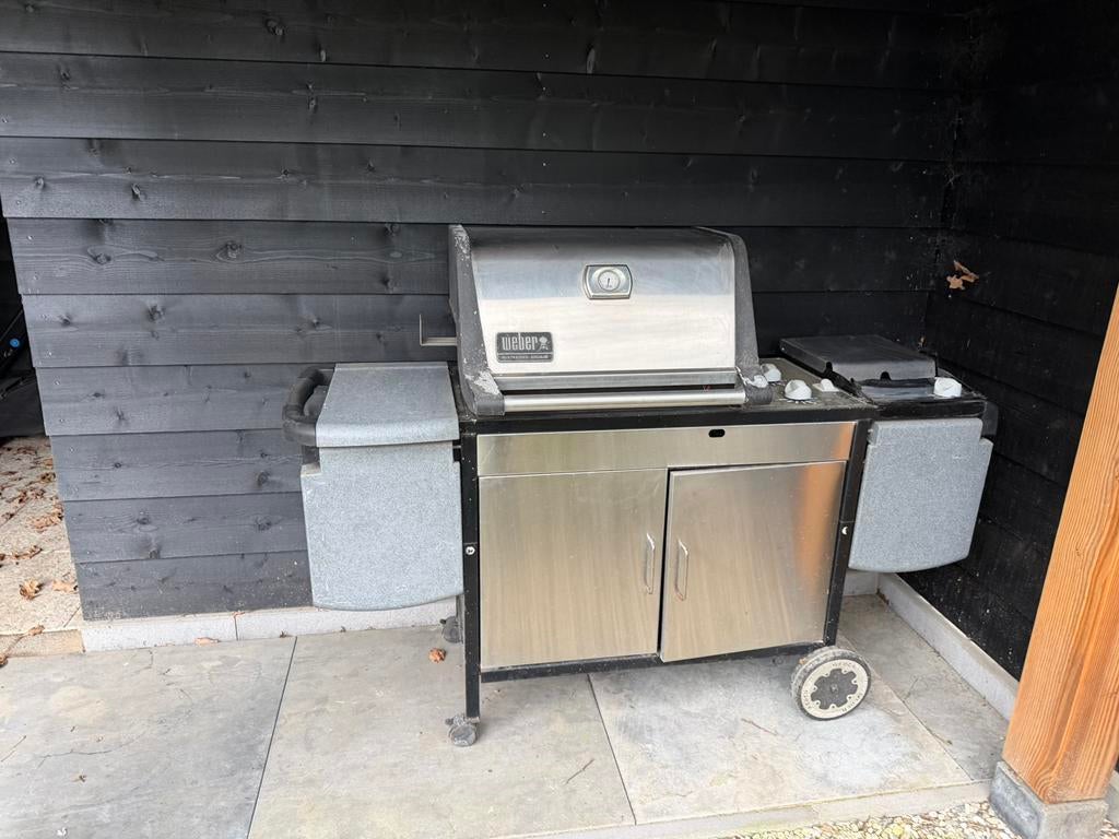 Weber gasbarbecue, Tuin en Terras, Buitenkeukens, Ophalen, Gebruikt, Gas
