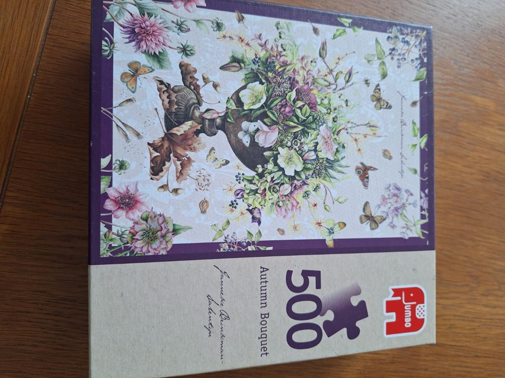 Puzzel Janneke Brinkman Herfst 500 stukjes, Ophalen of Verzenden, 500 t/m 1500 stukjes, Zo goed als nieuw