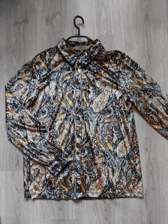 IVY BEAU Amsterdam blouse met Paisley Print, Kleding | Dames, Blouses en Tunieken, Zwart, Maat 42/44 (L), Nieuw, Ophalen of Verzenden