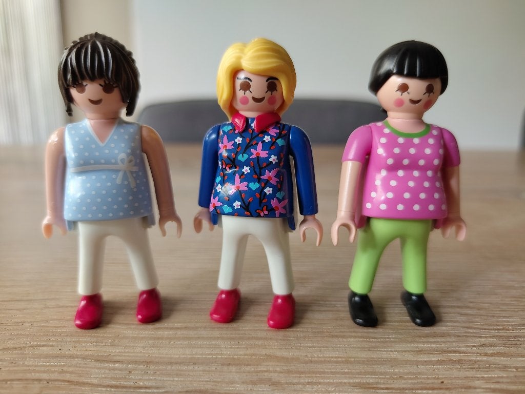 Playmobil zwangere vrouw themapoppetje, Ophalen of Verzenden, Zo goed als nieuw, Complete set, Figuren
