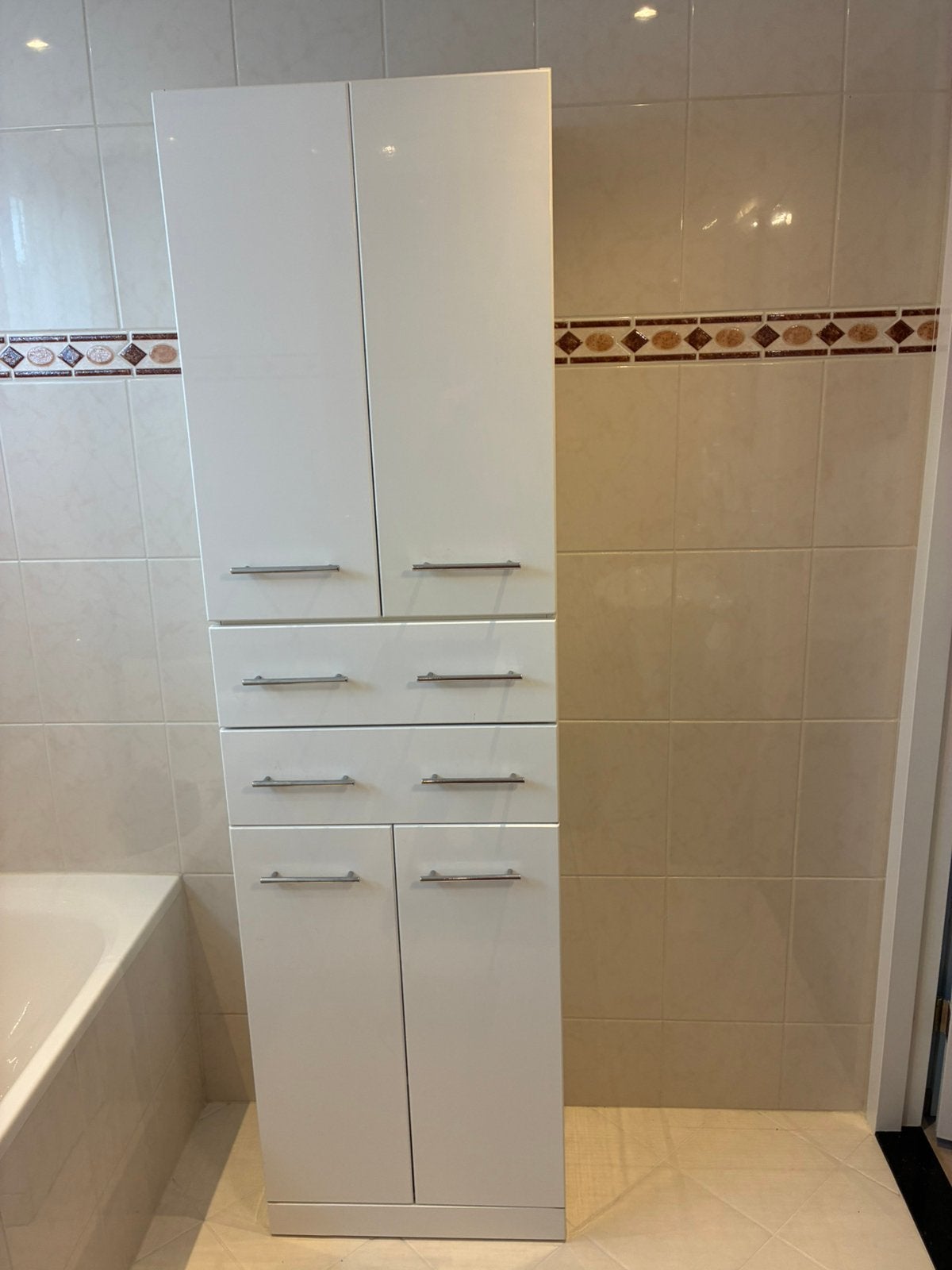 Badkamerkast, Ophalen, (Half)hoge kast, Gebruikt, 50 tot 100 cm