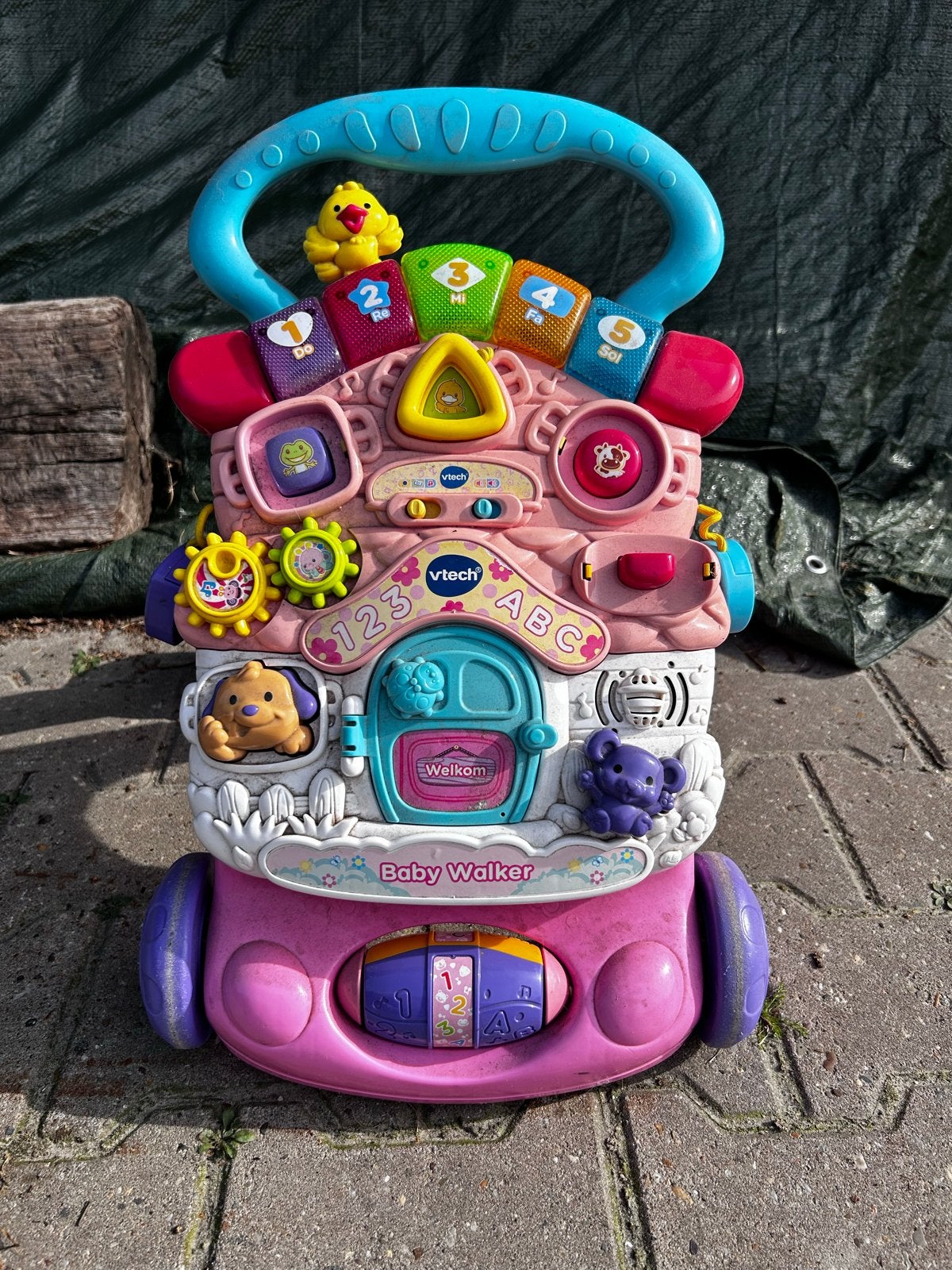 VTech Baby Walker - Roze (Werkt goed, kan schoonmaakbeurt ge, Ophalen, Gebruikt, Overige typen, Met licht