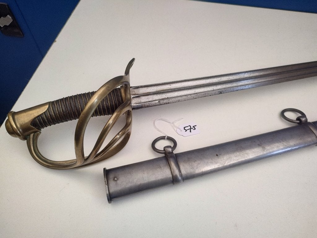 Sabel # 575 - Frankrijk - Carabinier 1857/1854, Verzamelen, Verzenden, Landmacht, Overige gebieden, Zwaard of Sabel