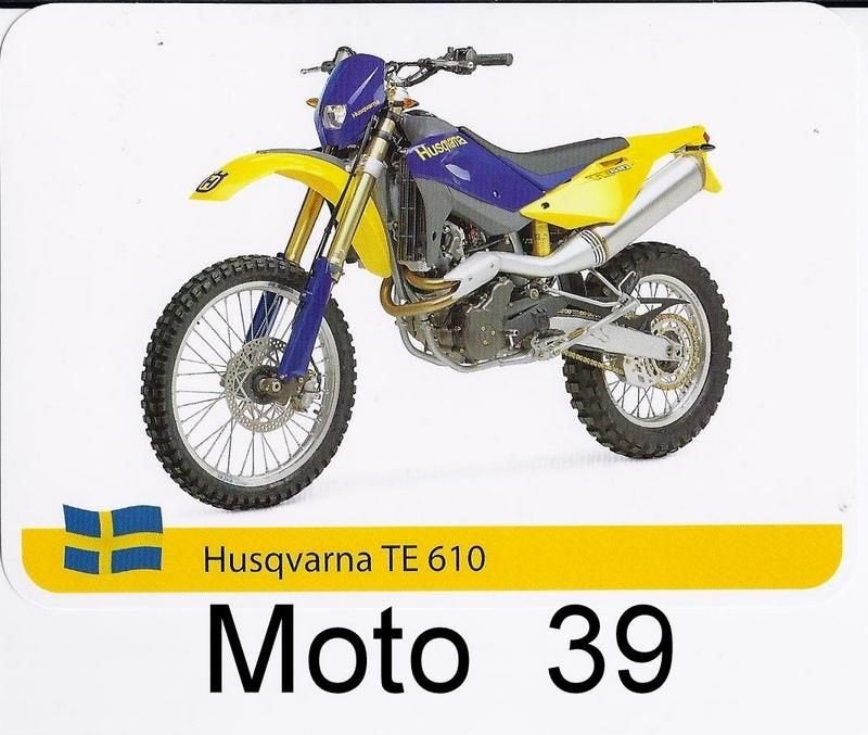 W39 motorkaart husqvarna te 610, Ophalen of Verzenden, Zo goed als nieuw, Motoren