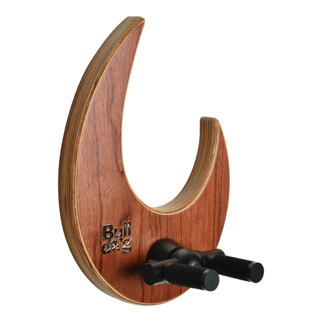 Bulldog Music Gear Wall Dragon Bubinga gitaar muurbeugel, Gitaar, Instrumentstandaard, ., Nieuw