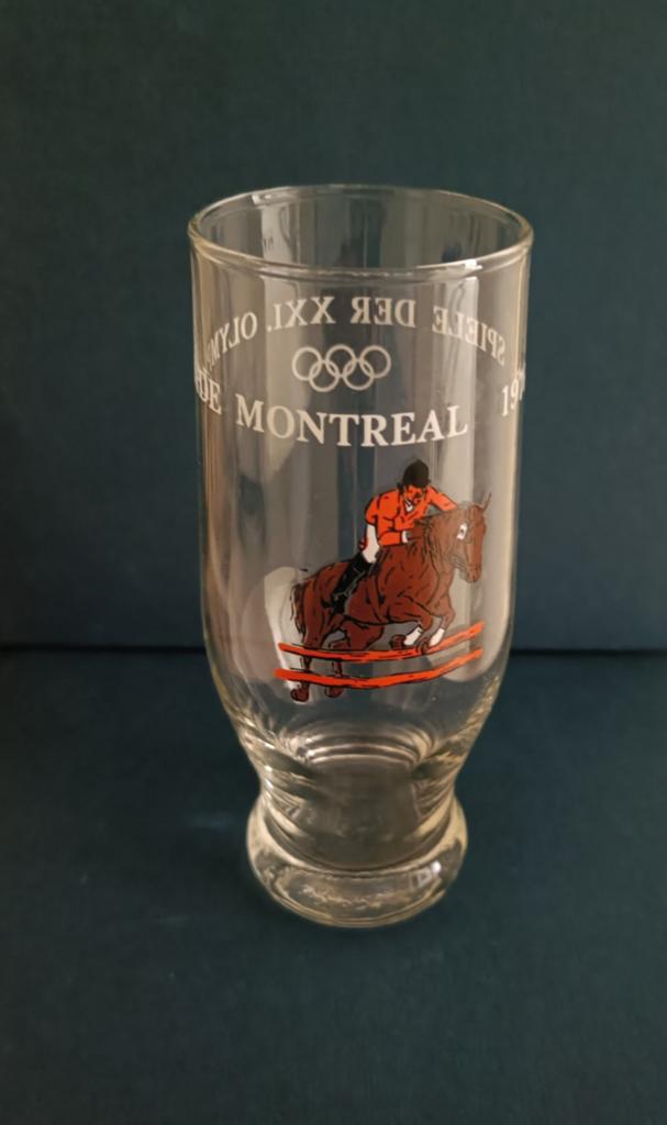 Origineel Olympisch glas Montreal 1976 - Puntgaaf, Ophalen of Verzenden